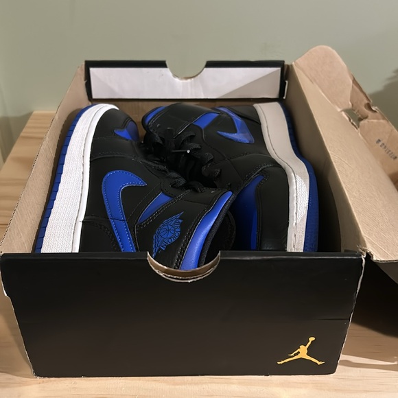 Air Jordan 1 MID hyper royal blue/black - Picture 8 of 10